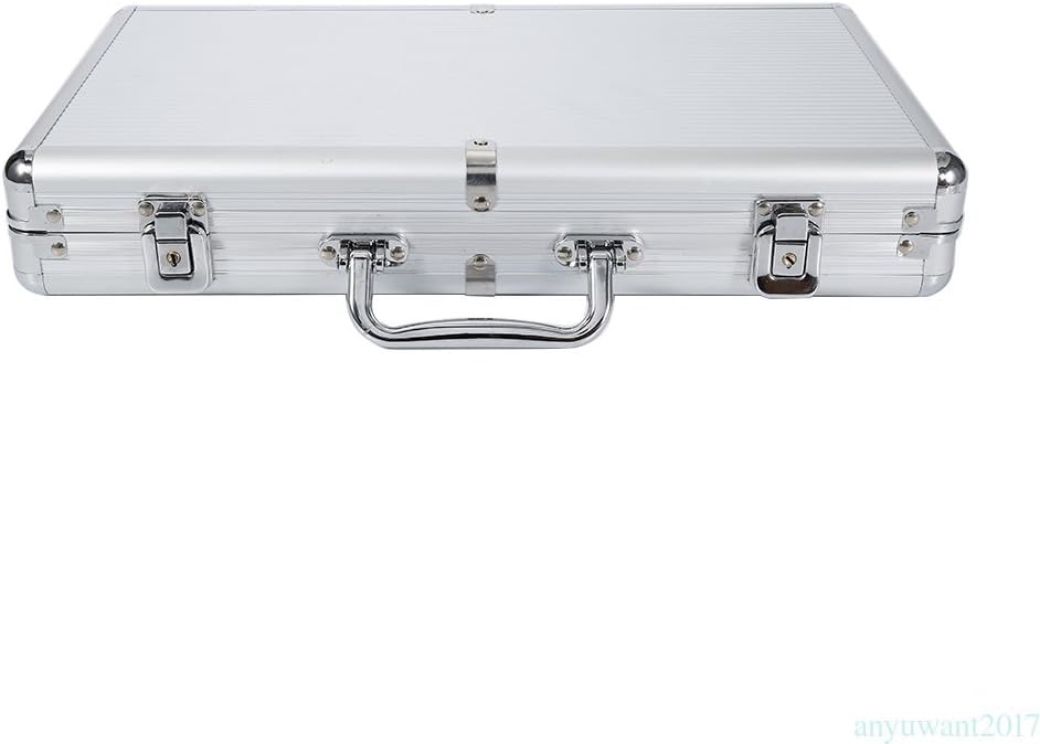 WeFun Poker Koffer Set,Pokerkoffer Pokerset 300 Laser Pokerchips Poker Komplett Set