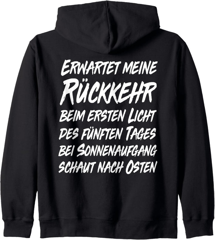 Gönndalf der blaue biertrinker saufen bier beer Kapuzenjacke