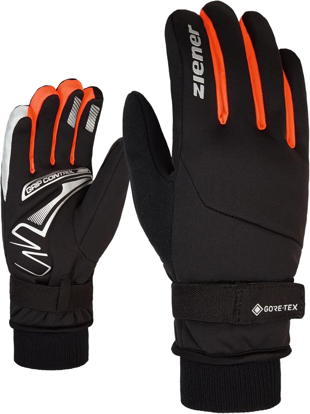 Ziener Erwachsene SMU 18-Bike 199 GTX(R) Glove Fahrrad Poison orange 7.5, Poison orange 7.5