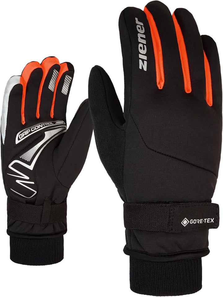 Ziener Erwachsene SMU 18-Bike 199 GTX(R) Glove Fahrrad Poison orange 7.5, Poison orange 7.5