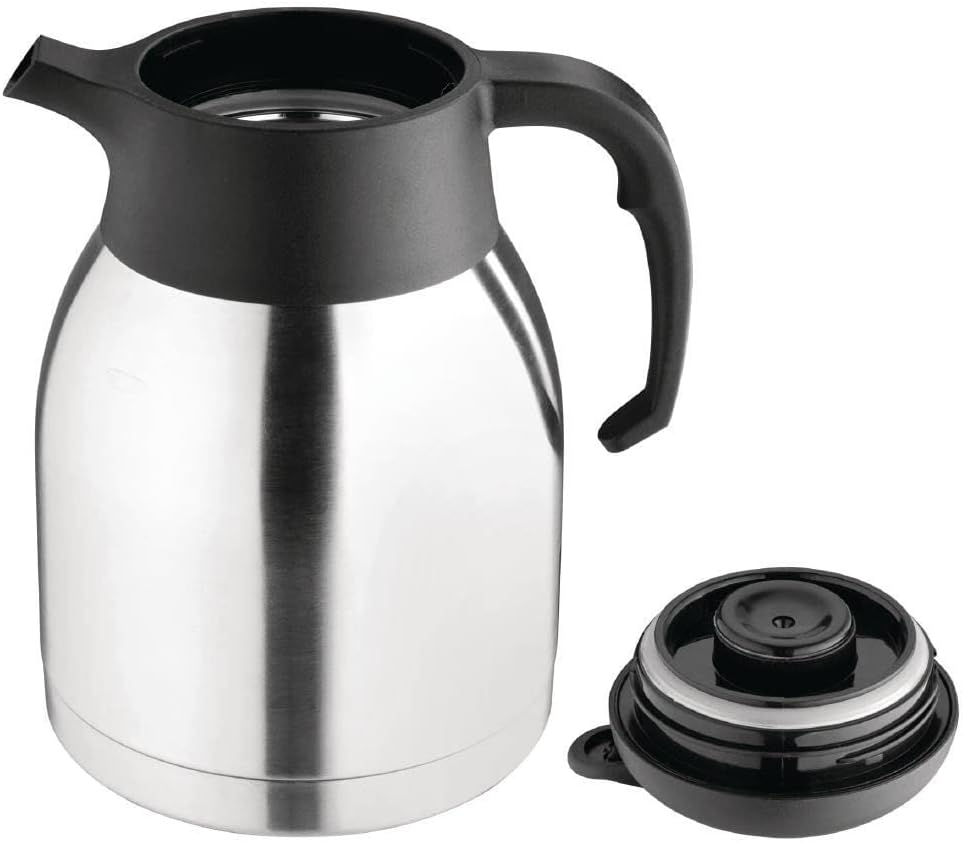 Olympia C092 unzerbrechlich Vakuum Krug, 1,5 l Kapazität, Edelstahl Finish, 215(H) x 143(Ø)