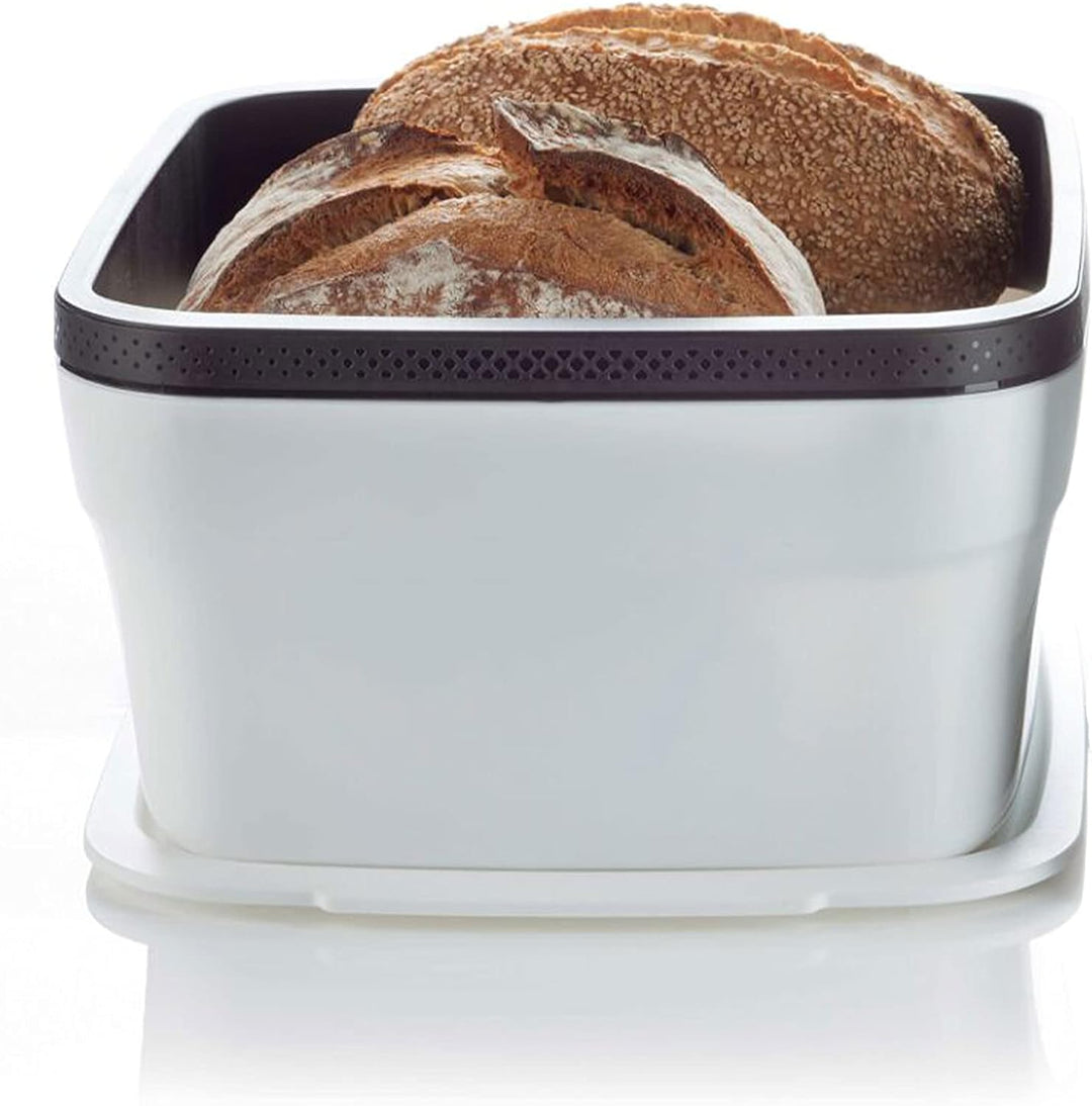 TUPPERWARE BrotMax 2 weiss schwarz Brotkasten Brotwächter Brot Max Kasten Brot&Co