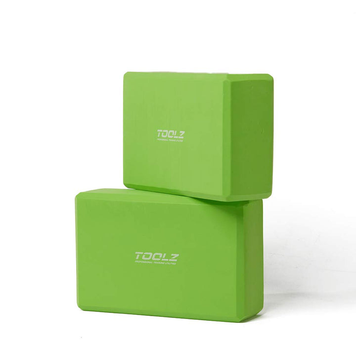 TOOLZ Yoga Block – Yogablock Set zur Unterstützung von einfachen & komplexen Yogaübungen – 2 Yoga-Kl