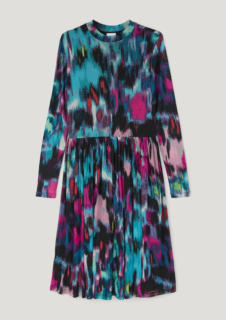 s.Oliver Volantkleid aus Mesh 164 99a1_schwarz, 164 99a1_schwarz