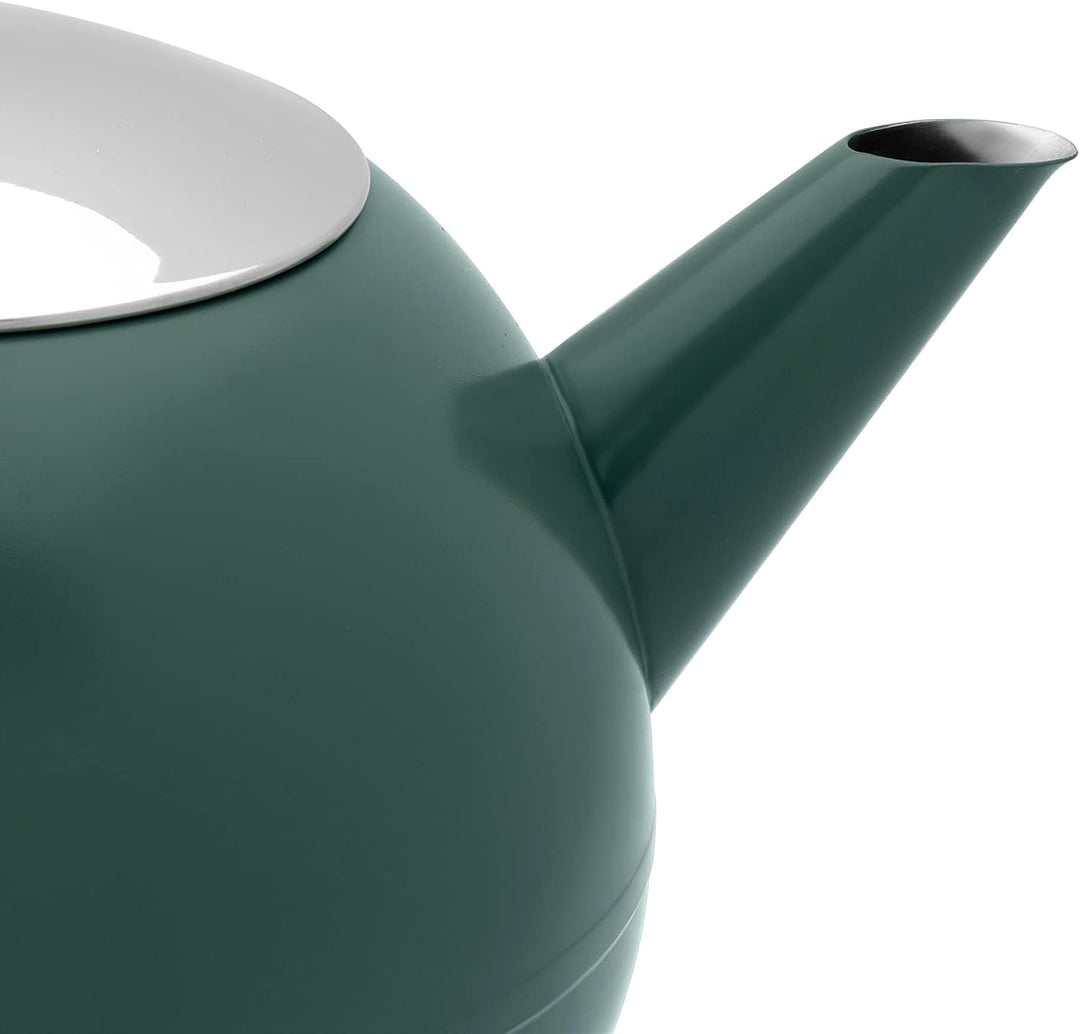 Bredemeijer - Teekanne Duet Bella Ronde 1,2L Emerald Green 1200ml Grün, 1200ml Grün