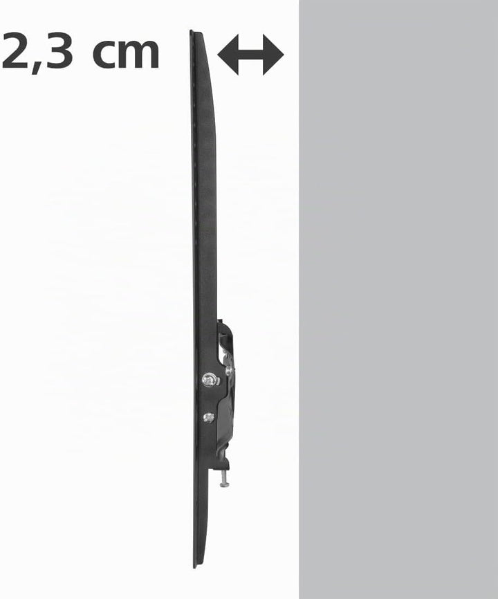 Hama TV Wandhalterung (TV Wandhalterung 65 Zoll, VESA 75x75 bis VESA 200x200, bis 35 kg, Wandabstand