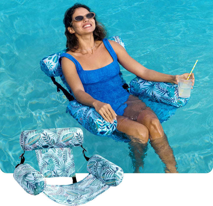 SLOOSH Luftmatratze Pool Wasser für Erwachsene, aufblasbarer Sessel, schwimmende Hängematte, aufblas
