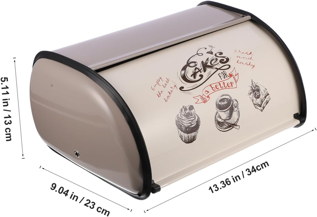 Cabilock Kasten Brot-Box Brot Lagerung Fall Vintage Brot Box Toastbrotbox Bread Box Bäckereibehälter