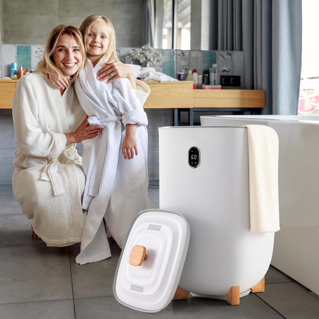 RELAX4LIFE 35L Handtuchwärmer, Handtuchtrockner elektrisch mit grosser Kapazität, Towel Warmer mit a