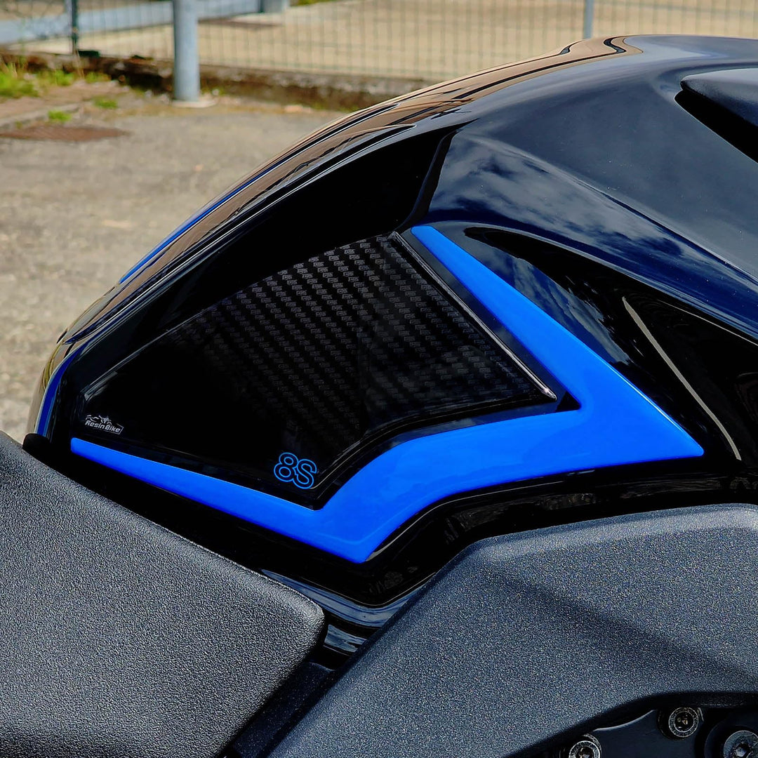 Resin Bike Aufkleber Motorrad Kompatibel Mit Suzuki GSX 8S 2023. Schutz Motorrad Seitenlichter Tank