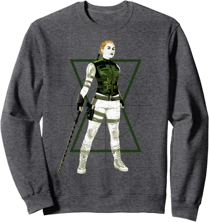 Marvel Black Widow Yelena Standing Target Sweatshirt