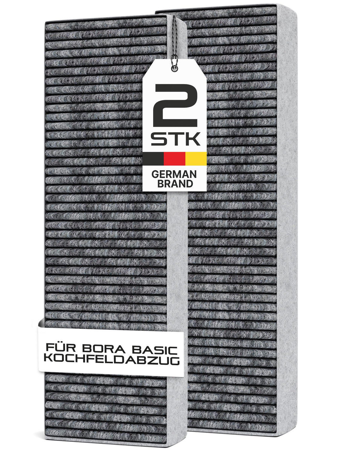 Comedes Ersatz Aktivkohlefilter-Set passend für Bora Basic Kochfeld BHU, BFIU und BIU | einsetzbar s
