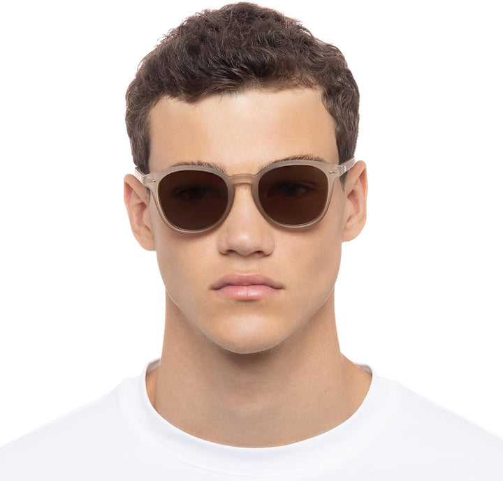 Le Specs BANDWAGON - Sonnenbrille für Damen und Herren Runde Rahmenform mit UV-Schutz Einheitsgrösse