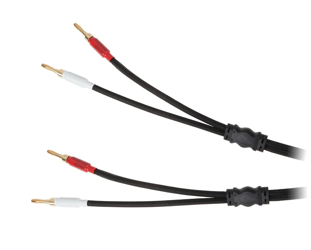Lautsprecherkabel 3.0 Krüger&Matz (Bananenstecker), Schwarz und Rot
