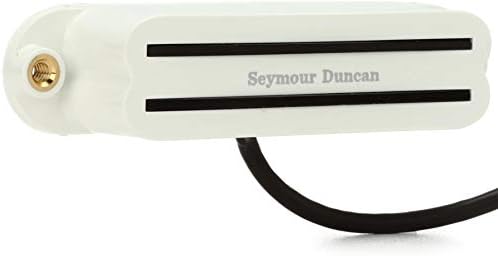 Seymour Duncan SHR-1N-W Humbucker Single Size Hot Rails Strat Pickup für E-Gitarre Weiss Mehrfarbig,