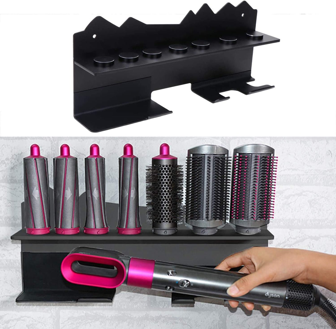 Luchs – Wandhalterung Organizer für Dyson Airwrap Haarstyler Lockenwickler Locken Haartrockner Halte