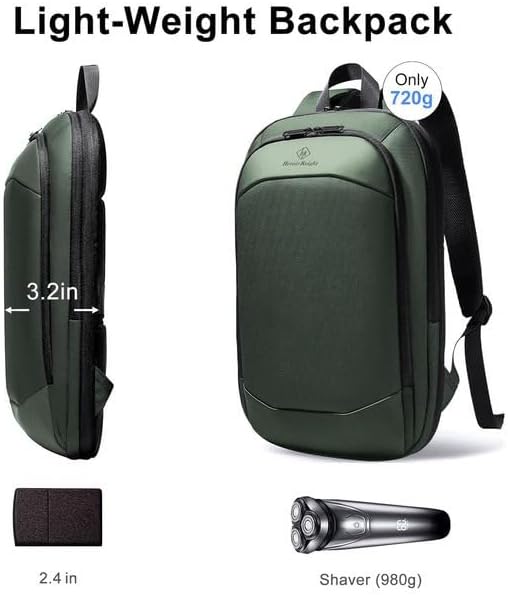 Laptop Rucksack Herren Business Rucksack leicht 15.6 Zoll wasserdichter erweiterbarer Reiserucksack