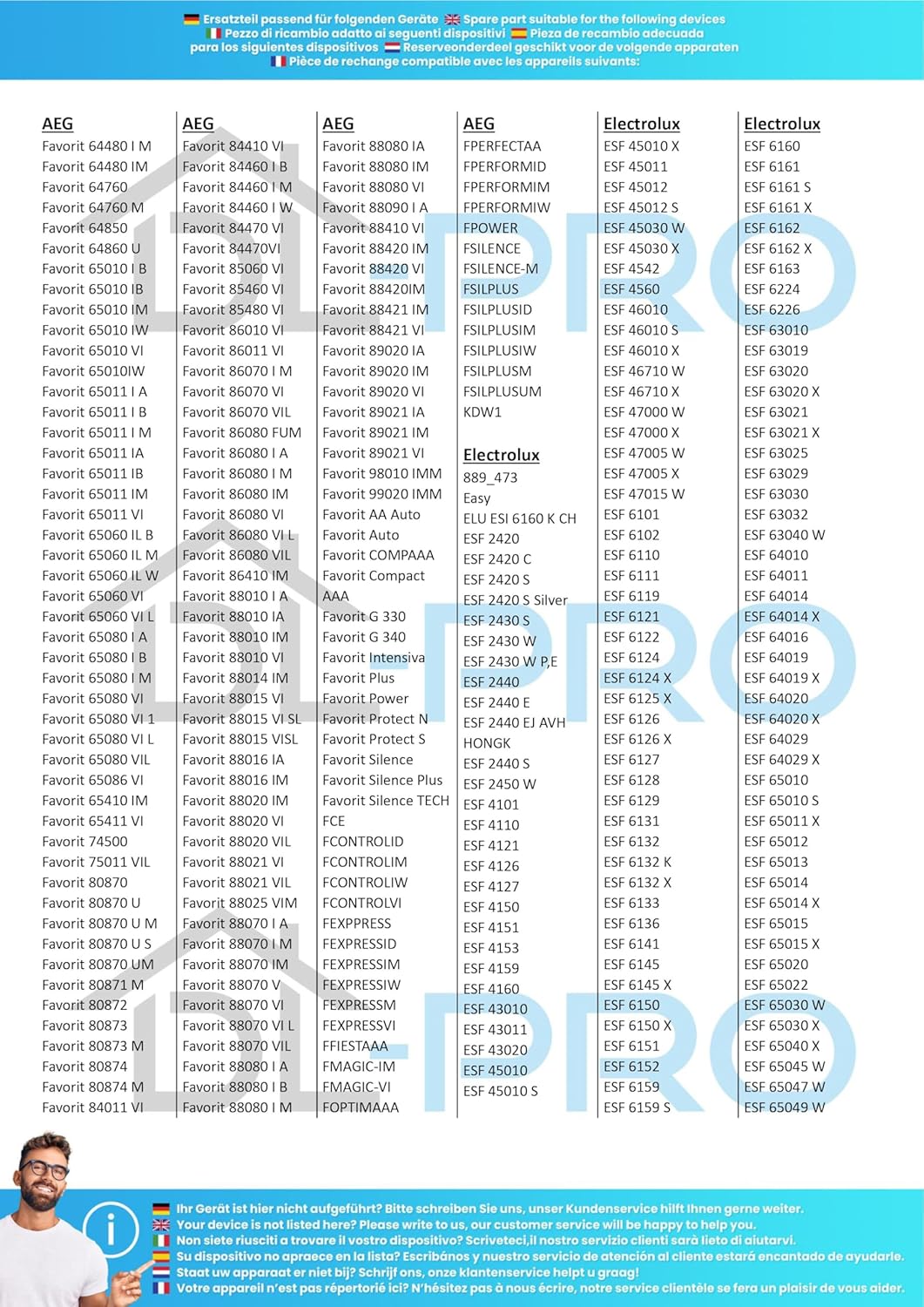 DL-pro Türverriegelung für AEG Electrolux 405528392/5 4055283925 Küpperbusch 441959 79x65mm Türschlo