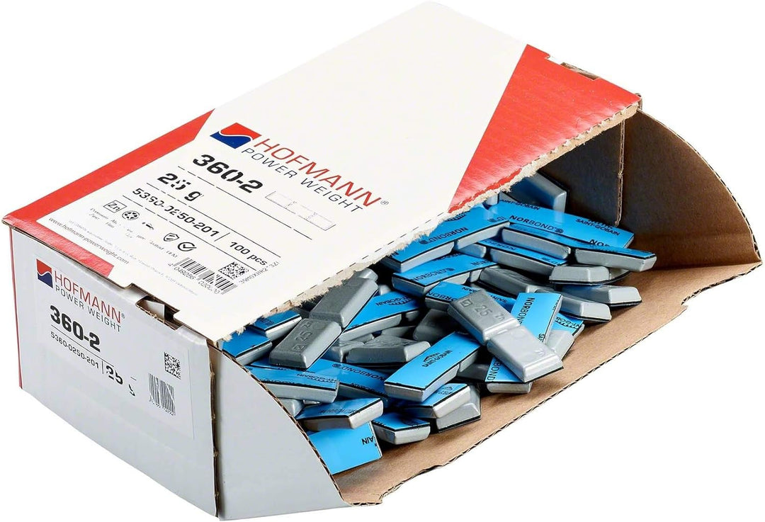 Hofmann Power Weight 100x Auswuchtgewichte Klebegewichte Alufelgen 25g Wuchtgewichte Alufelgen - Rei