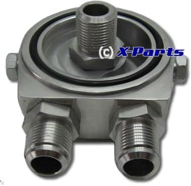 Universal Oil Cooler Connection Set Steel Flex 3/4-Inch, New