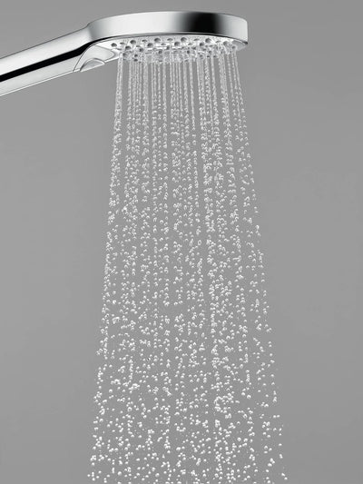 hansgrohe wassersparendes Duschsystem Raindance Select PowderRain Regendusche (Duschkopf, Schlauch,