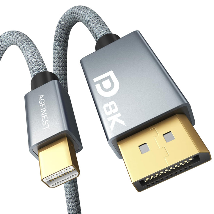 Mini DisplayPort auf DisplayPort 1.4 Kabel, Mini DP 1.4 auf DP 8K, 8K60Hz 5K120Hz 4K144Hz 4K120Hz 2K