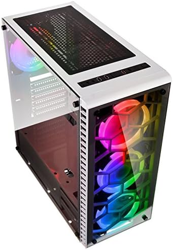KOLINK Observatory RGB Midi-Tower Computergehäuse, PC Hülle, ATX Gehäuse, Tempered Glass Gaming PC C