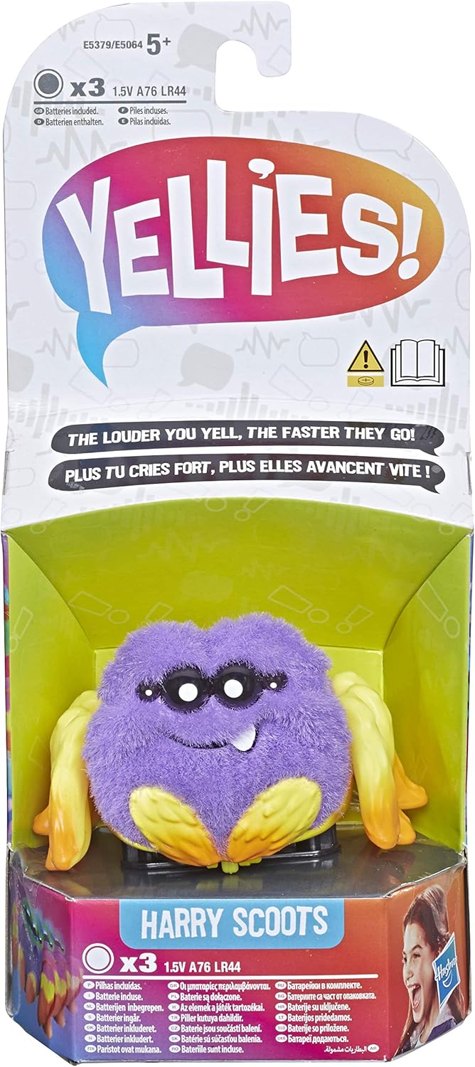YELLIES! Harry Scoots, niedliche interaktive Spinne - reagiert auf Geräusche und Stimme, Harry Scoot
