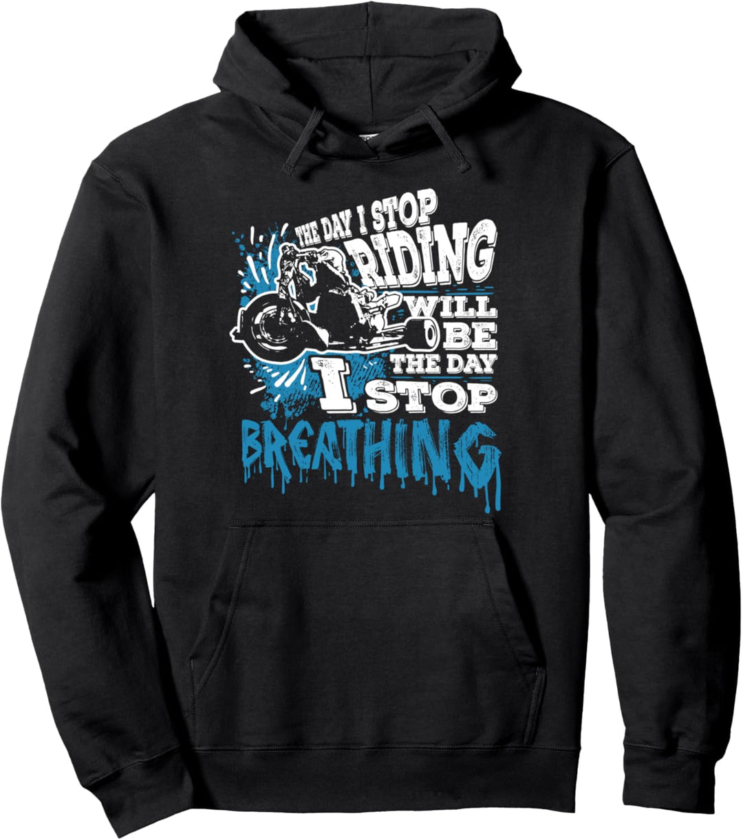 Der Tag An Dem Ich Lustiges Triker Motorrad Trike Bike Pullover Hoodie