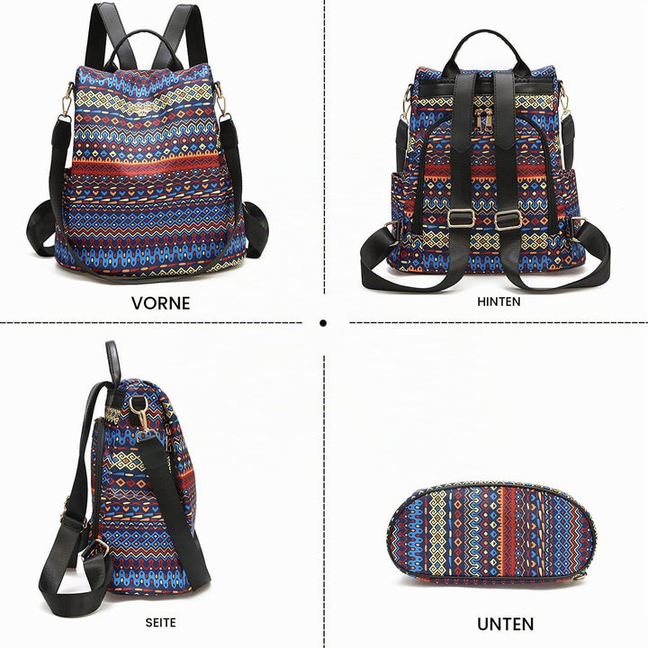 Damen Rucksack Anti Diebstahl Umhängetasche Multifunktions Schultaschen 8864-m266-c, 8864-m266-c