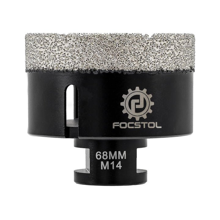 FOCSTOL Diamant Fliesenbohrer 68mm Vakuumgelötete Diamant Lochsäge für Porzellan Keramik Fliese Marm