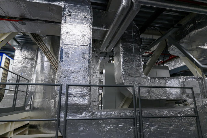 Rockwool KLIMAMAT Steinwolle Isolierung Lamellenmatte alukaschiert 20 - 80mm 100cm breit Brandklasse
