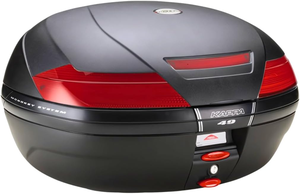 Kappa K49N Topcase, Schwarz, Grösse 47 L
