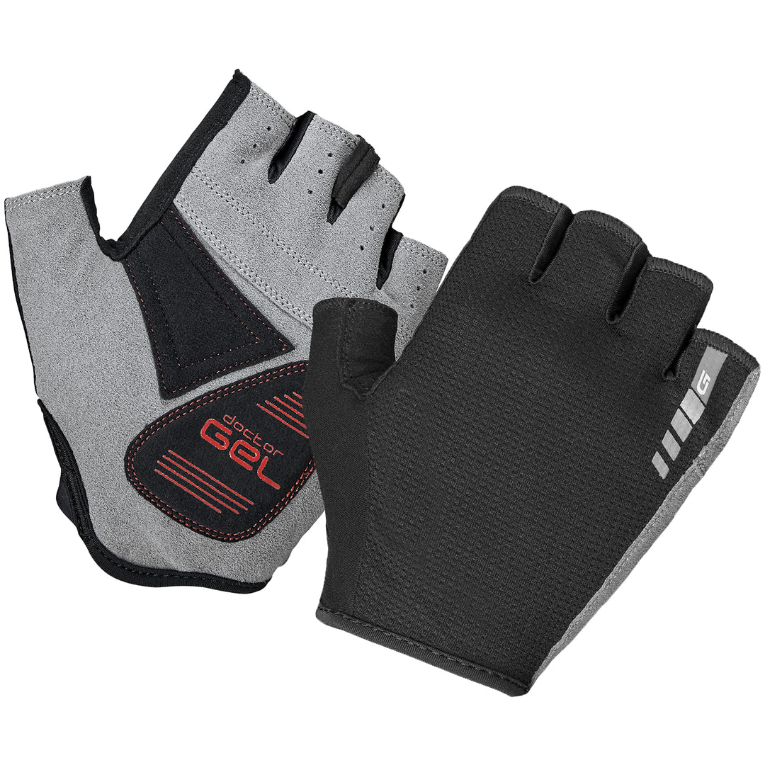 GripGrab EasyRider Gepolsterte Gravel Kurzfinger Fahrradhandschuhe Fingerlose Sommer Rennrad MTB Rad