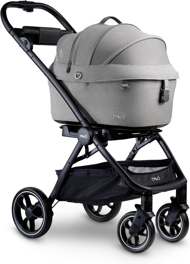 Tavo Maeve 5X Haustier-Schutzsystem – Premium Crash-getesteter Hunde-Autositz & Transportbox – 3-in-