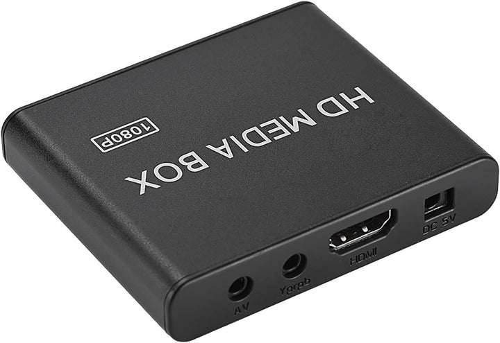 ciciglow Video Media Player, Full HD Box Media Player mit USB-Lesefunktion, Mobile Festplatte, SD-Ka