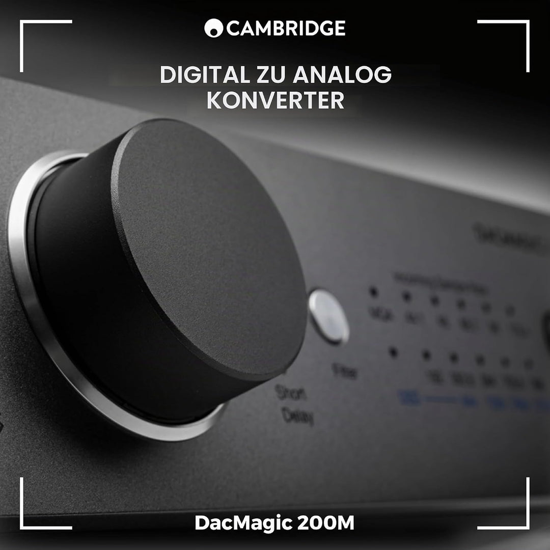 Cambridge Audio DacMagic 200M - MQA HiFi DAC und Kopfhörerverstärker mit Bluetooth - PC/MAC-Unterstü