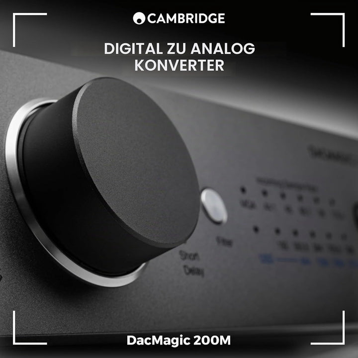 Cambridge Audio DacMagic 200M - MQA HiFi DAC und Kopfhörerverstärker mit Bluetooth - PC/MAC-Unterstü