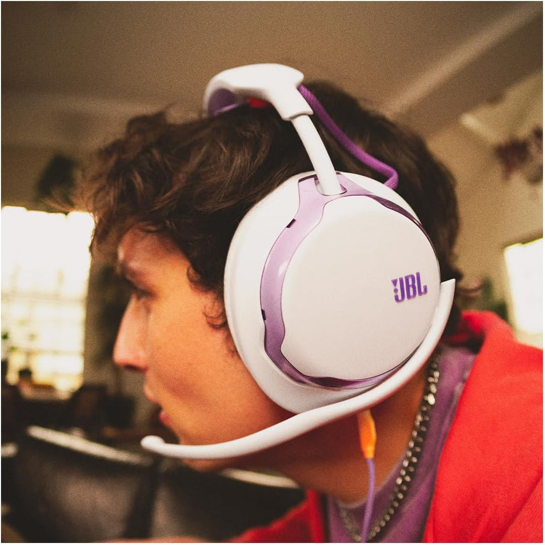 JBL Quantum 250 Kabelgebundene Over-Ear-Gaming-Kopfhörer, JBL Quantum Spatial Sound, Mikrofon mit Ge