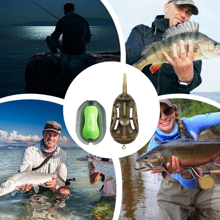 Method Feeders Für Karpfenangeln - Method Feeder Rig Set,Rostfreies Fischfangzubehör Set Für Teich F