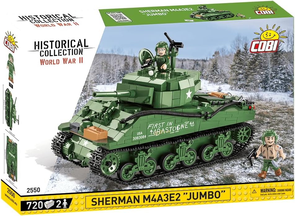 COBI 2550 Sherman M4A3E2 Jumbo, Historical Collection, World War II (WWII), Keine