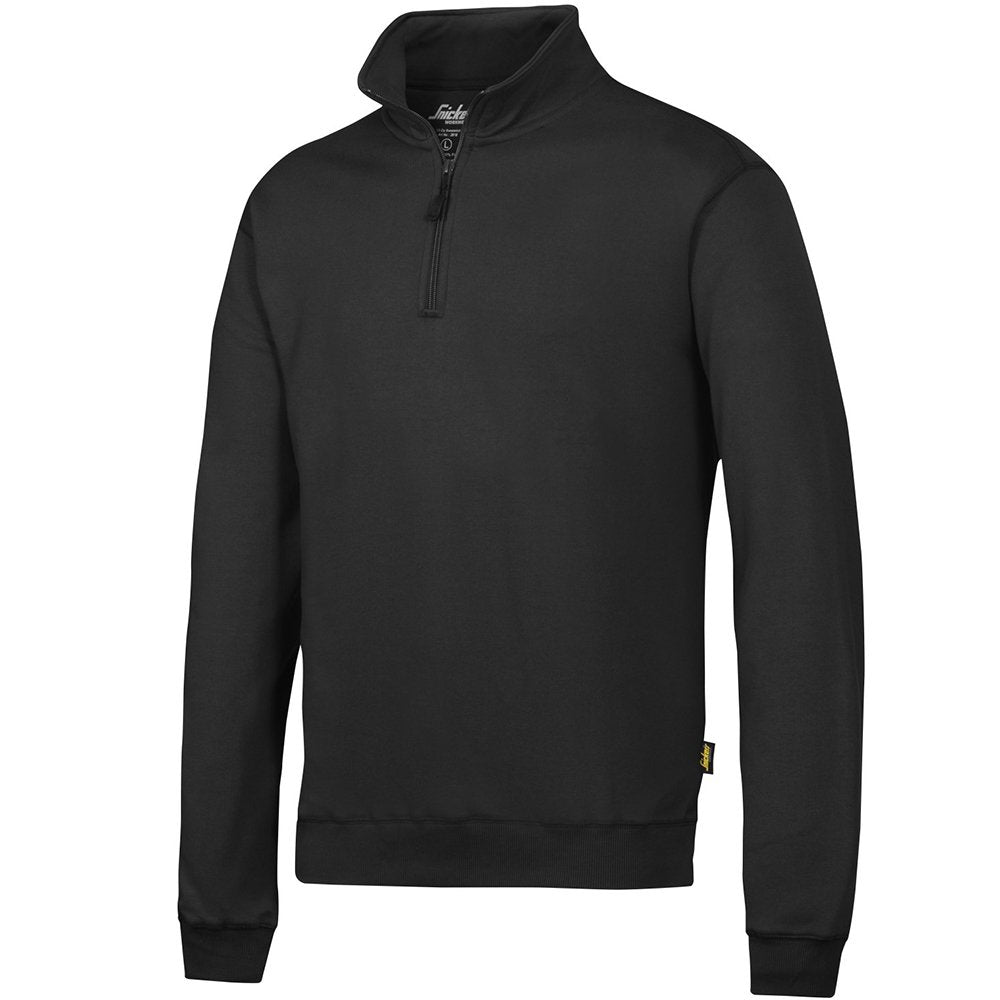 Snickers Workwear Herren Polar Troyer schwarz Gr XXL, Schwarz, 8 EU 8 Schwarz, 8 Schwarz