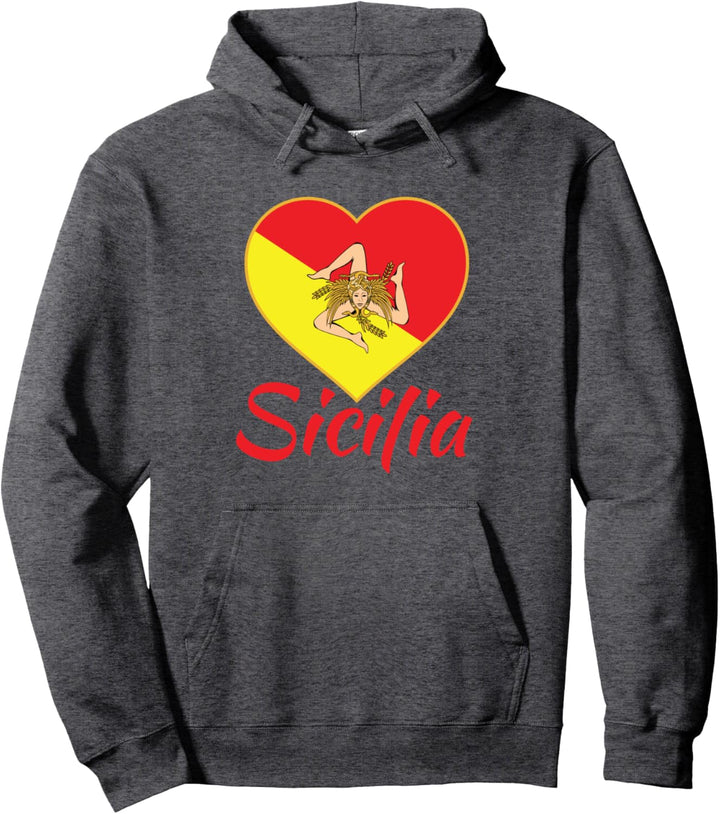 Sizilian Stolz - Sicilia - Ich liebe Sizilien Trinacria Pullover Hoodie