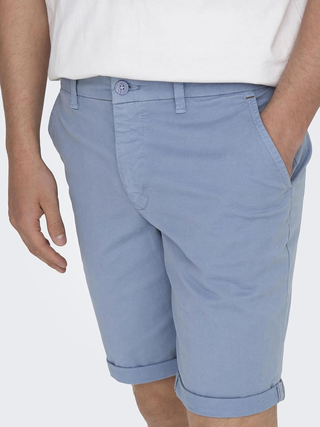ONLY & SONS Male Chino Shorts ONSPETER Normal geschnitten Shorts S Mountain Spring, S Mountain Sprin