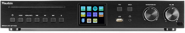 Fenton HiFi Stereoanlage 200 W - CD-Player, Bluetooth & Spotify Connect, DAB+/FM & Internetradio, US