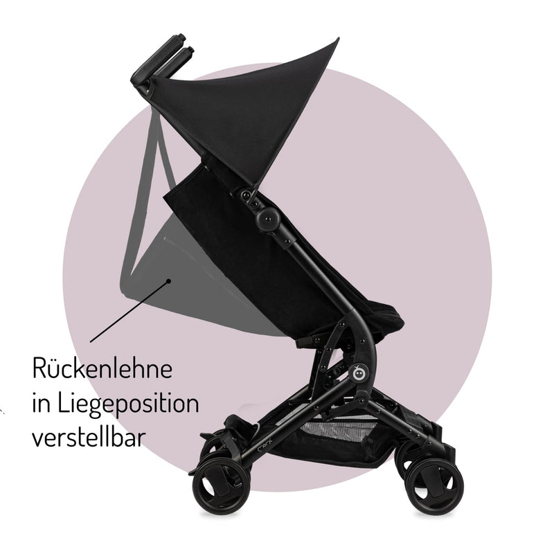 MoMi GRACE leichter Kinderwagen ab 6 Monaten kompakt Buggy mit einem Rucksack zum Tragen passt als H