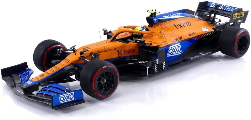 Minichamps 530213404 1:18 Mclaren F1 Team MCL35M-Lando Norris-Pole Position Russisch GP 2021 Sammel-