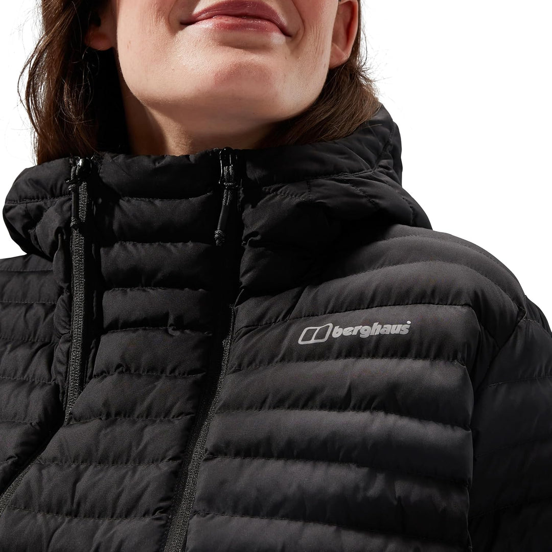 Berghaus Damen Nula Hooded Maternity 2in1 Jacket 36 Schwarz, 36 Schwarz