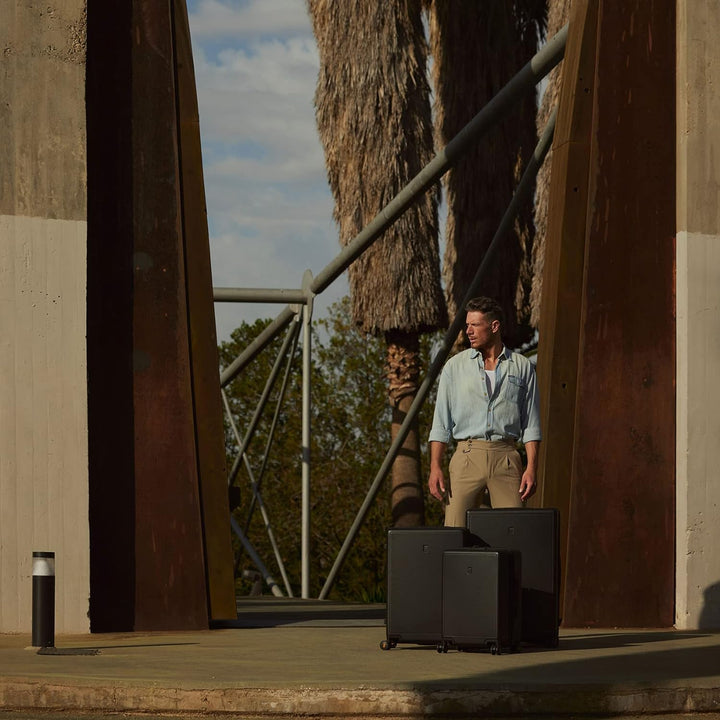 LEVEL8 3er Koffer Trolley-Set Hartschalen Leichtgewichtgewicht 100% PC Elegance Matte Design Handgep