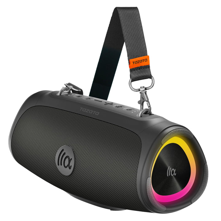 TAZATA Portable Loud Bluetooth Speaker, 90W (Peak) Large Subwoofer Speakers Wireless Bluetooth 5.3 w